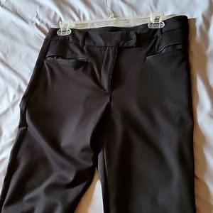 Betabrand Crop | Lite Dress Pant Yoga Pants (Black)